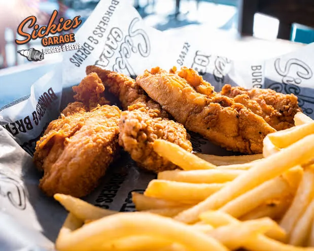 Kids Eat Free Mondays at Sickie's Garage